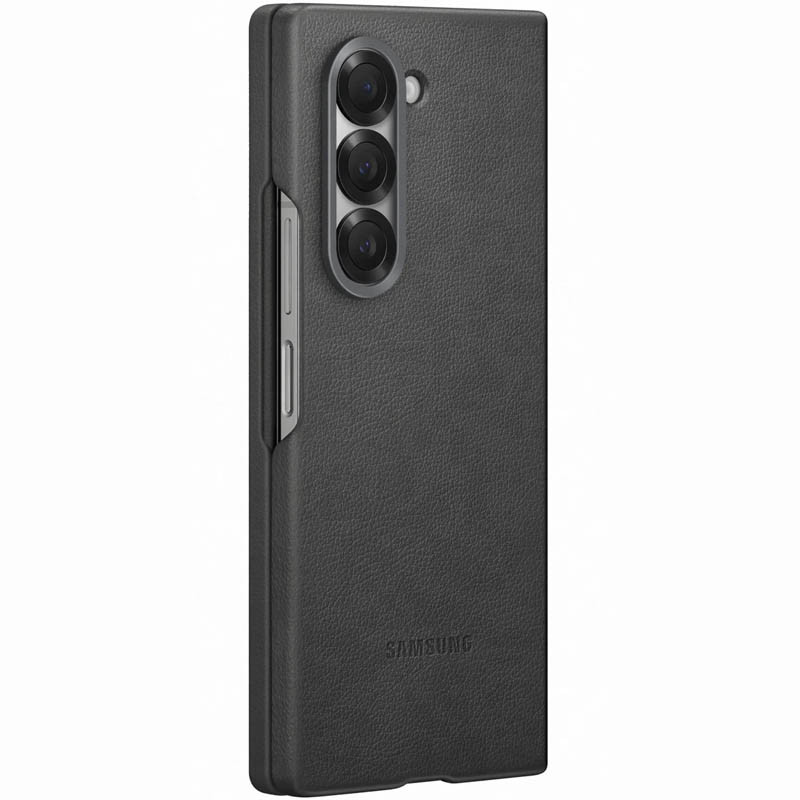 Фото Кожаный чехол Leather Case (AAA) для Samsung Galaxy Z Fold7 (Gray) в магазине vchehle.ua