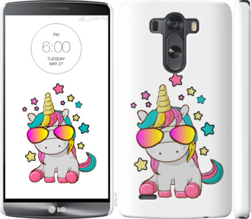 

Чехол Единорог в очках для LG D850 911695