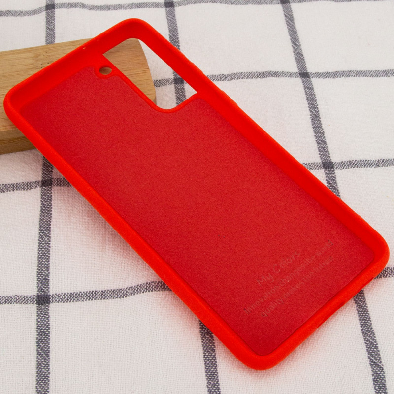 Фото Чехол Silicone Cover Full without Logo (A) для Samsung Galaxy S21+ (Красный / Red) в магазине vchehle.ua