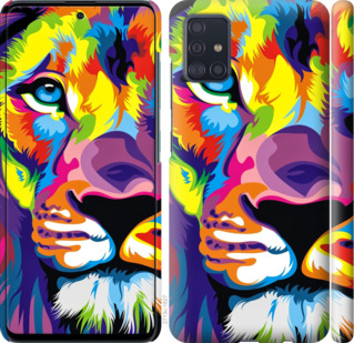 

Чохол Різнобарвний лев на Samsung Galaxy A51 2020 A515F 875470