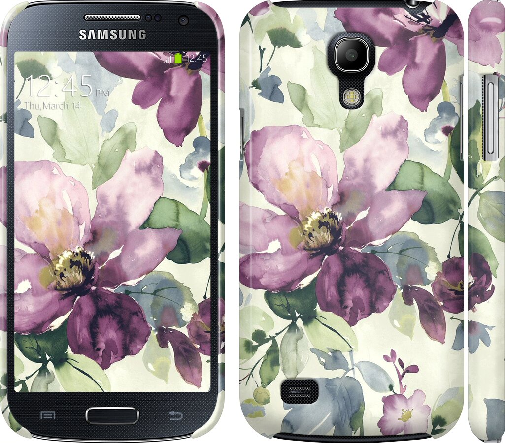 

Чохол Квіти аквареллю на Samsung Galaxy S4 mini 296277