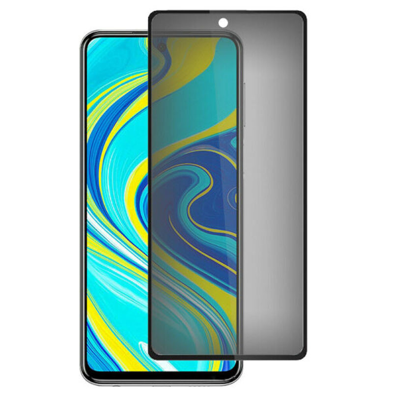 Захисне скло Privacy 5D (full glue) на Xiaomi Redmi 9 / Poco M3 / Note 9 4G / Redmi 9T