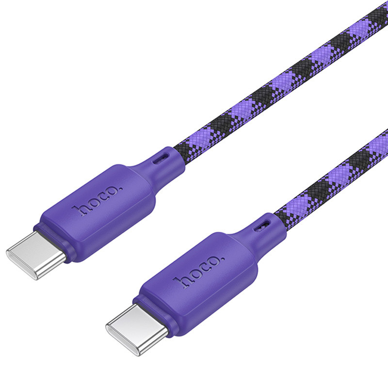 Дата кабель Hoco X116 Meridian Type-C to Type-C 60W (1m) (Gradient Purple Mix) в магазине vchehle.ua