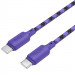 Дата кабель Hoco X116 Meridian Type-C to Type-C 60W (1m) (Gradient Purple Mix) в магазине vchehle.ua