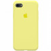 Чехол Silicone Case Full Protective (AA) для Apple iPhone 7 / 8 / SE (2020) (4.7") (Желтый / Yellow)