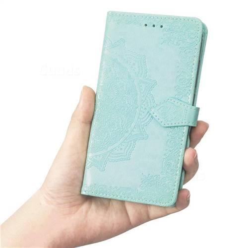 Замовити Шкіряний чохол-книжка Art Case з візитницею на Xiaomi Redmi 6A (Бірюзовий) на vchehle.ua