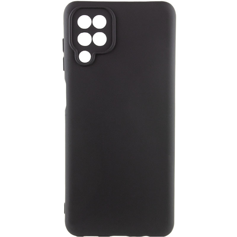 Чохол Silicone Cover Lakshmi Full Camera (AAA) на Samsung Galaxy M32 (Чорний / Black)