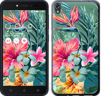 

Чехол Тропические цветы v1 для Asus ZENFONE Live ZB501KL 845351