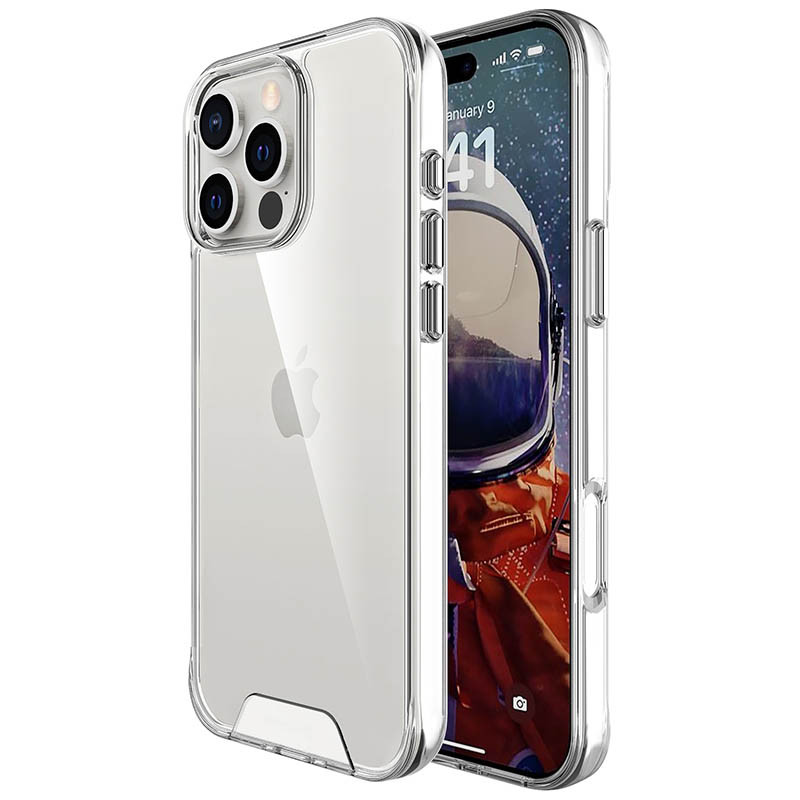 Чехол TPU Space Case transparent для Apple iPhone 16 Pro (6.3") (Прозрачный) в магазине vchehle.ua