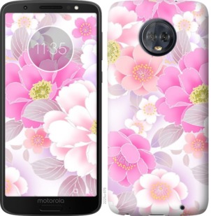 Чехол Цвет яблони для Motorola Moto G6 Plus