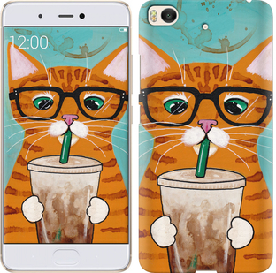 Чехол Зеленоглазый кот в очках для Xiaomi Mi 5s