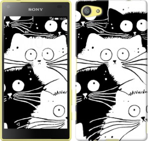 Чехол Коты v2 для Sony Xperia Z5 Compact E5823