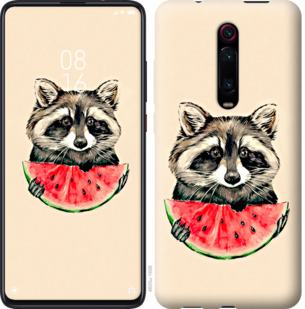 

Чехол Енотик с арбузом для Xiaomi Mi 9T 799904