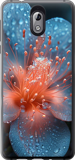 Чехол Роса на цветке для Nokia 3.1