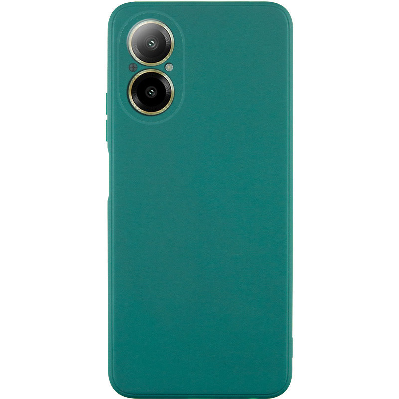 Силиконовый чехол Candy Full Camera для Realme C67 4G (Зеленый / Green)