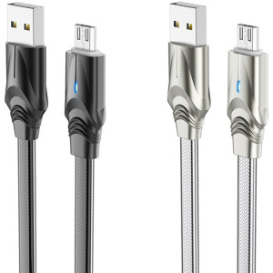 Уцінка Дата кабель Borofone BU12 Synergy USB to MicroUSB (1.2m)