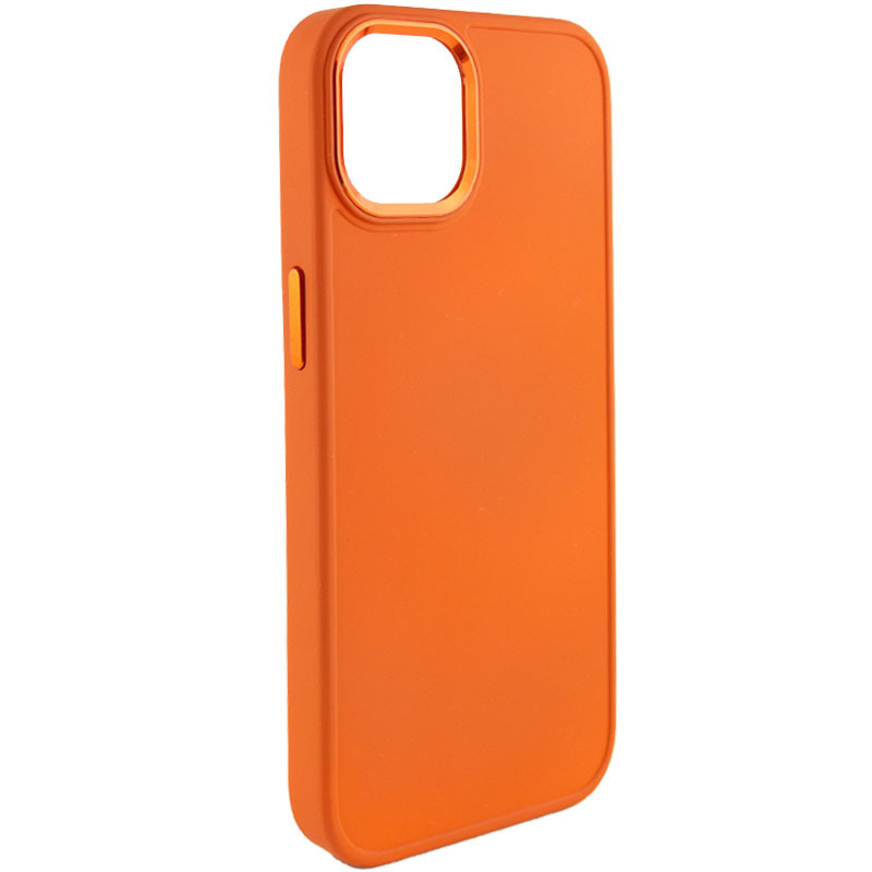 TPU чехол Bonbon Metal Style для Apple iPhone 11 (6.1") (Оранжевый / Papaya)