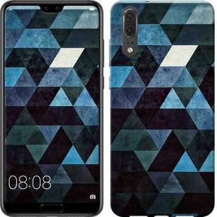 

Чехол Треугольники для Huawei P20 645812
