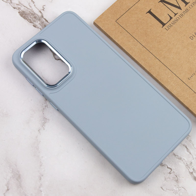 TPU чехол Bonbon Metal Style для Samsung Galaxy A55 (Голубой / Mist blue) в магазине vchehle.ua