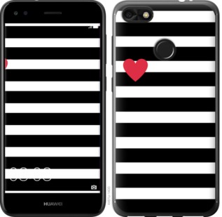 

Чехол Черно-белые полосы для Huawei P9 Lite mini 752025