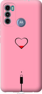

Чехол Подзарядка сердца1 для Motorola G60 1230872