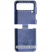 Фото Чехол Foldables Silicone Cover Lakshmi (AAA) для Samsung Galaxy Z Flip4 (Темно-синий / Midnight blue) на vchehle.ua
