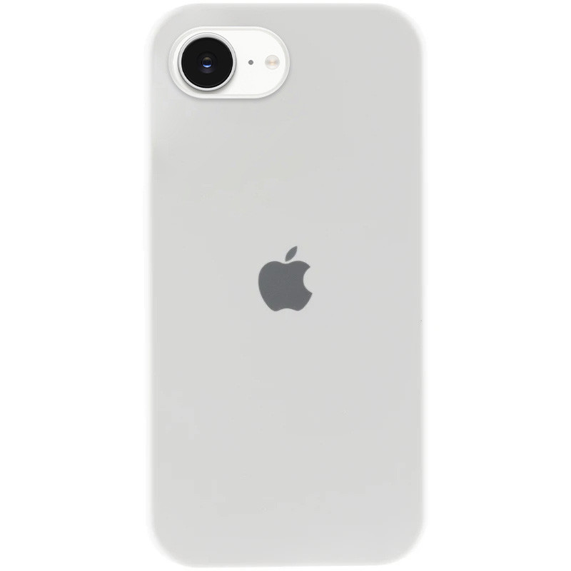 Чехол Silicone Case Full Protective (AA) для Apple iPhone 16e (6.1") (Белый / White)