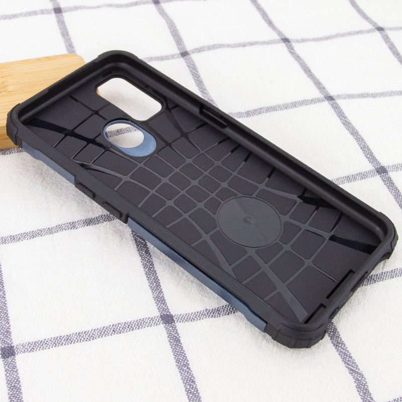 Фото Броньований протиударний TPU+PC чохол Immortal на Oppo A53 / A32 / A33 (Сірий / Metal slate) в маназині vchehle.ua