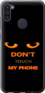 Чехол Don't touch the phone для Samsung Galaxy M11 M115F