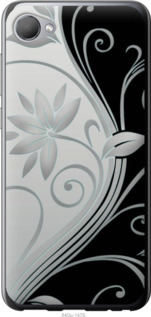 

Чехол Цветы на чёрно-белом фоне для HTC Desire 12 1576030