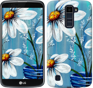 

Чехол Красивые арт-ромашки для LG K10 / K410 323601