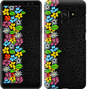 

Чехол цветочный орнамент для Samsung Galaxy A8 2018 A530F 651802