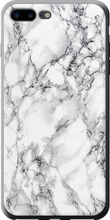 Чехол Мрамор белый для iPhone 7 Plus