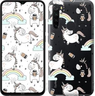 

Чохол Єдиноріг і кава на Xiaomi Redmi Note 8 840941