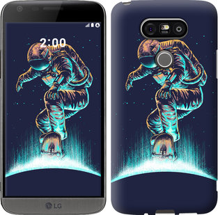 

Чехол Космонавт на скейтборде для LG H845 G5se 591366