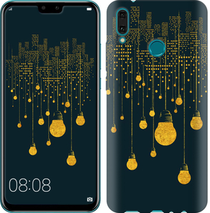 

Чехол Иллюстрация ночного города для Huawei Y9 2019 690648