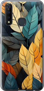 

Чохол Кольорове листя на Vivo Z5X 1629432