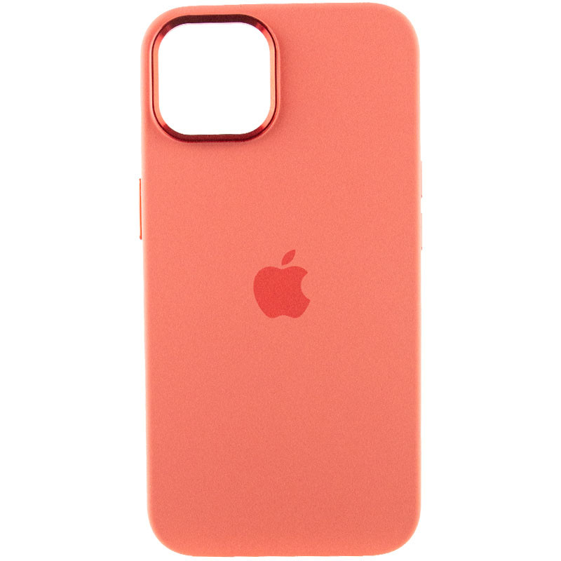 Фото Чохол Silicone Case Metal Buttons (AA) на Apple iPhone 12 Pro Max (6.7") (Рожевий / Pink Pomelo) на vchehle.ua