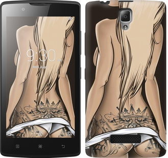 

Чехол Девушка с татуировкой для Lenovo A2010 644231