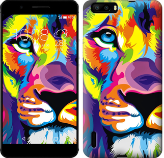 

Чохол Різнобарвний лев на Huawei Honor 6 Plus 261692