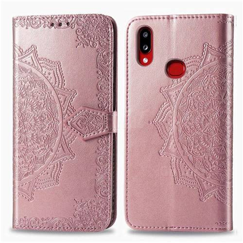 Кожаный чехол-книжка Art Case с визитницей для Samsung Galaxy A10s (Розовый) в магазине vchehle.ua