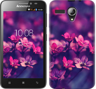 

Чохол Пурпурні квіти на Lenovo A606 176552
