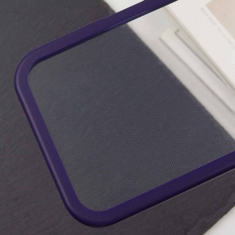Фото TPU чохол Transparent + Colour 1,5mm на Apple iPhone 14 (6.1") (Purple) в маназині vchehle.ua
