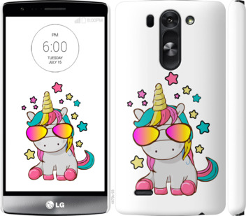 

Чехол Единорог в очках для LG G3s D724 911696