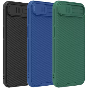 Карбоновая накладка Nillkin CamShield Pro для Apple iPhone 16e (6.1")