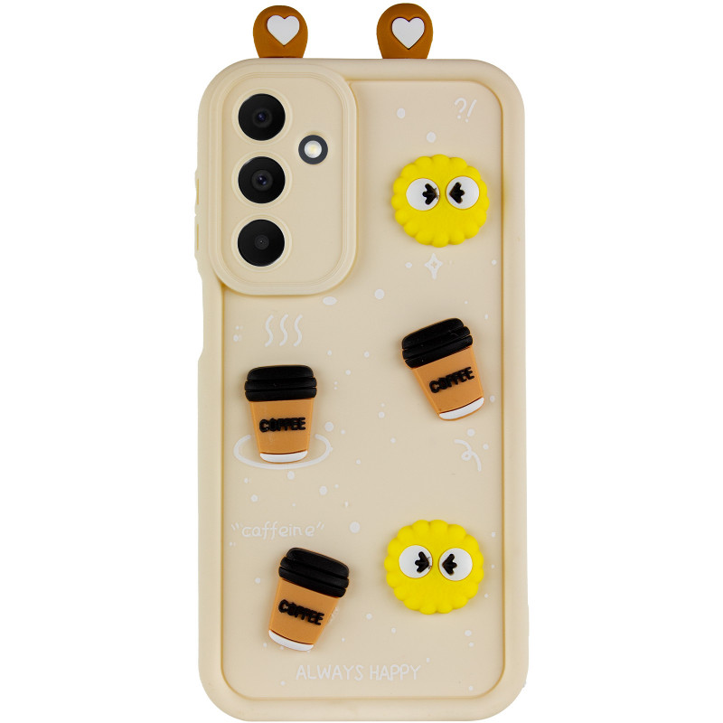 Фото Чехол TPU Toys Case with Ears для Samsung Galaxy A16 4G/5G (Sand) на vchehle.ua