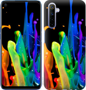 

Чехол брызги краски для Realme 6 920906