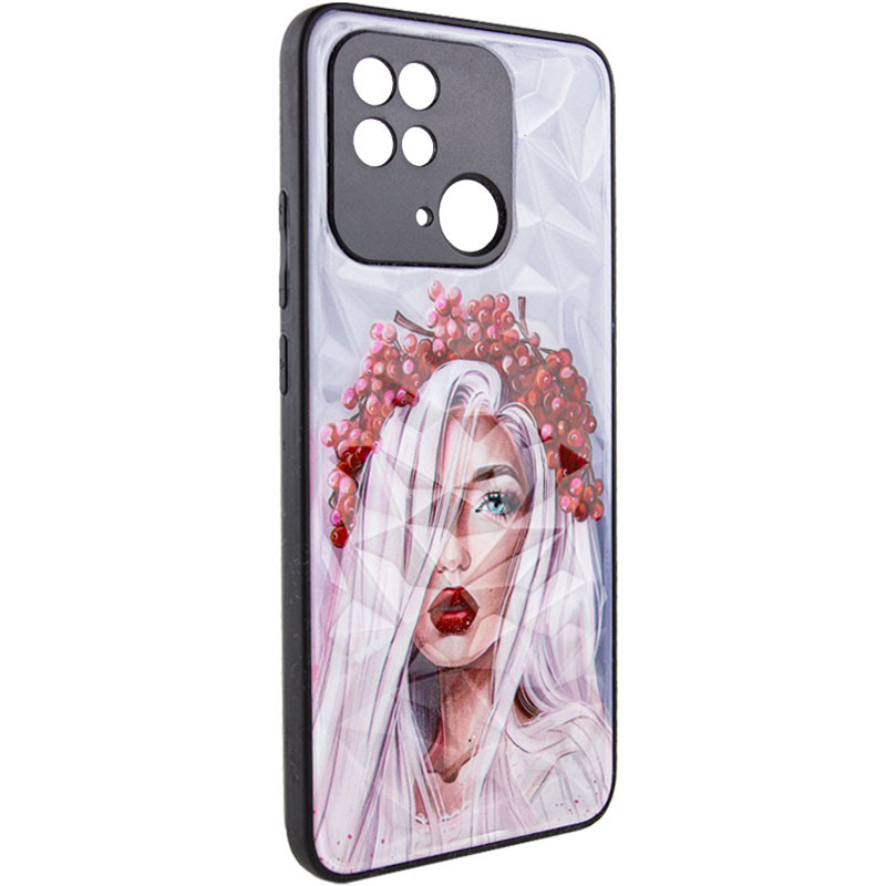 TPU+PC чехол Prisma Ladies для Xiaomi Redmi 10C / Poco C40 (Ukrainian Girl)