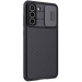 Купити Карбонова накладка Nillkin Camshield (шторка на камеру) на Samsung Galaxy S21 FE (Чорний / Black) на vchehle.ua