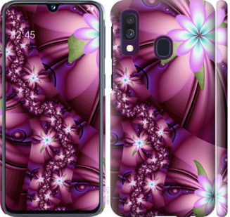 Чехол Цветочная мозаика для Samsung Galaxy A40 2019 A405F